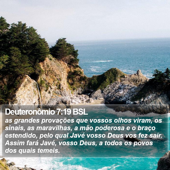 Deuteronômio 7:19 BSL Bible Study