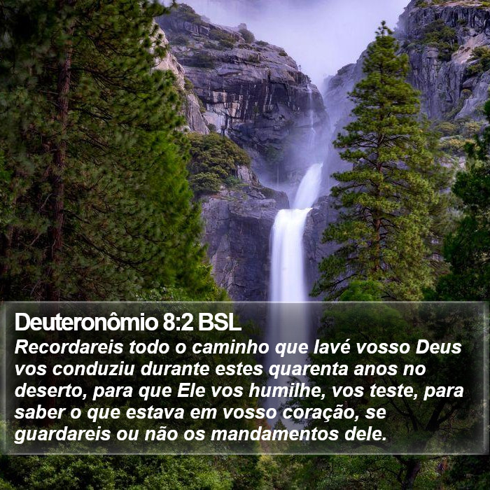 Deuteronômio 8:2 BSL Bible Study
