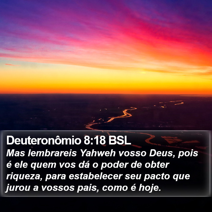 Deuteronômio 8:18 BSL Bible Study