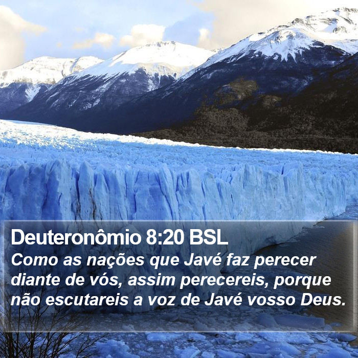 Deuteronômio 8:20 BSL Bible Study