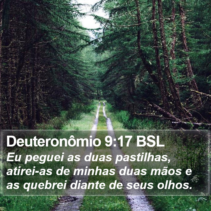 Deuteronômio 9:17 BSL Bible Study