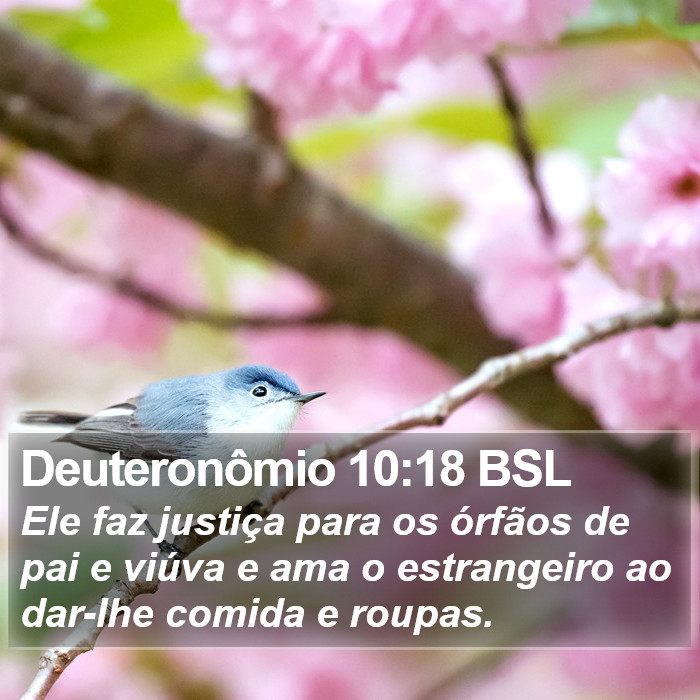 Deuteronômio 10:18 BSL Bible Study