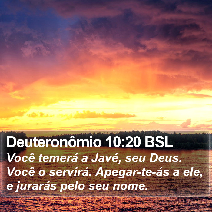 Deuteronômio 10:20 BSL Bible Study