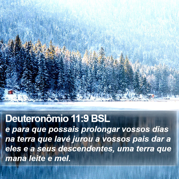 Deuteronômio 11:9 BSL Bible Study