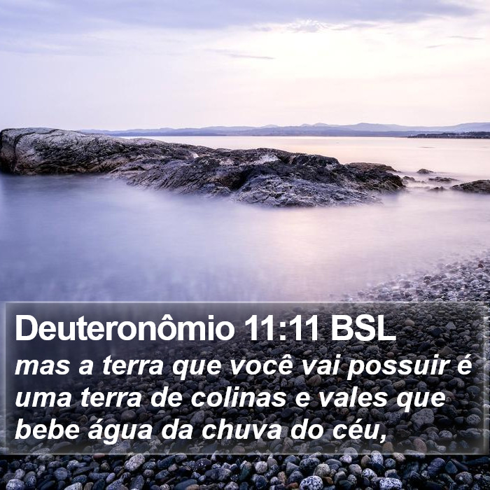 Deuteronômio 11:11 BSL Bible Study