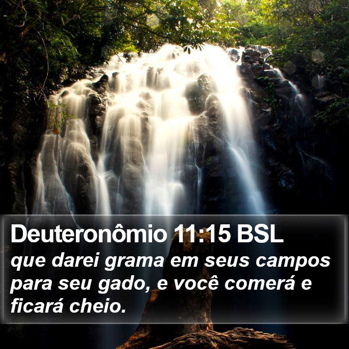 Deuteronômio 11:15 BSL Bible Study