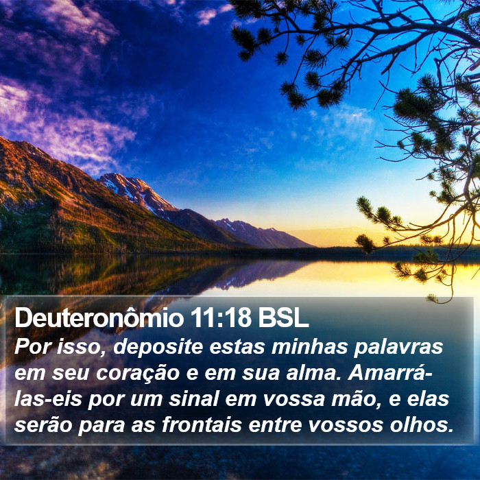 Deuteronômio 11:18 BSL Bible Study