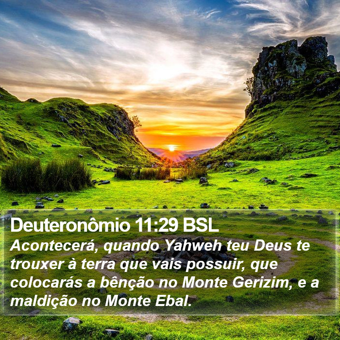 Deuteronômio 11:29 BSL Bible Study