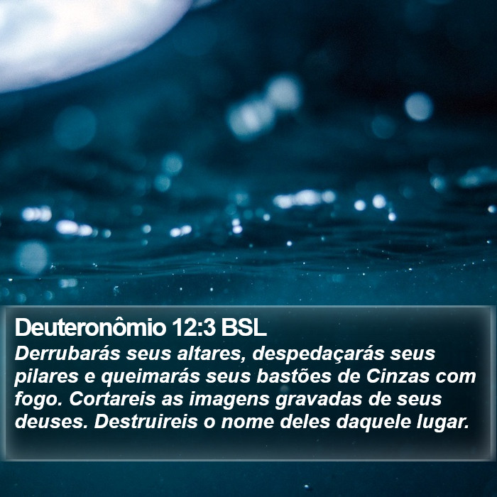 Deuteronômio 12:3 BSL Bible Study