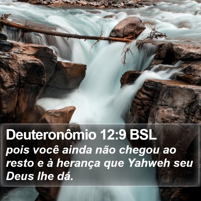 Deuteronômio 12:9 BSL Bible Study