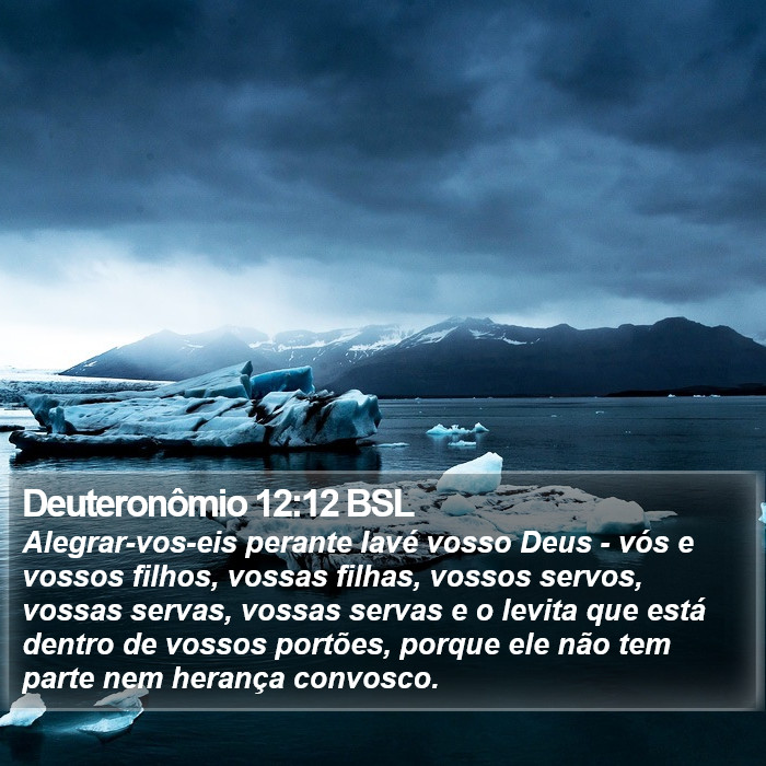 Deuteronômio 12:12 BSL Bible Study