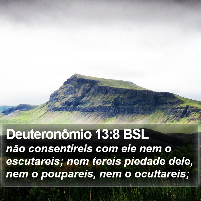 Deuteronômio 13:8 BSL Bible Study