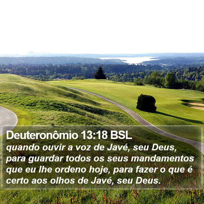 Deuteronômio 13:18 BSL Bible Study
