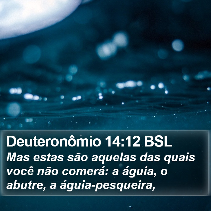 Deuteronômio 14:12 BSL Bible Study