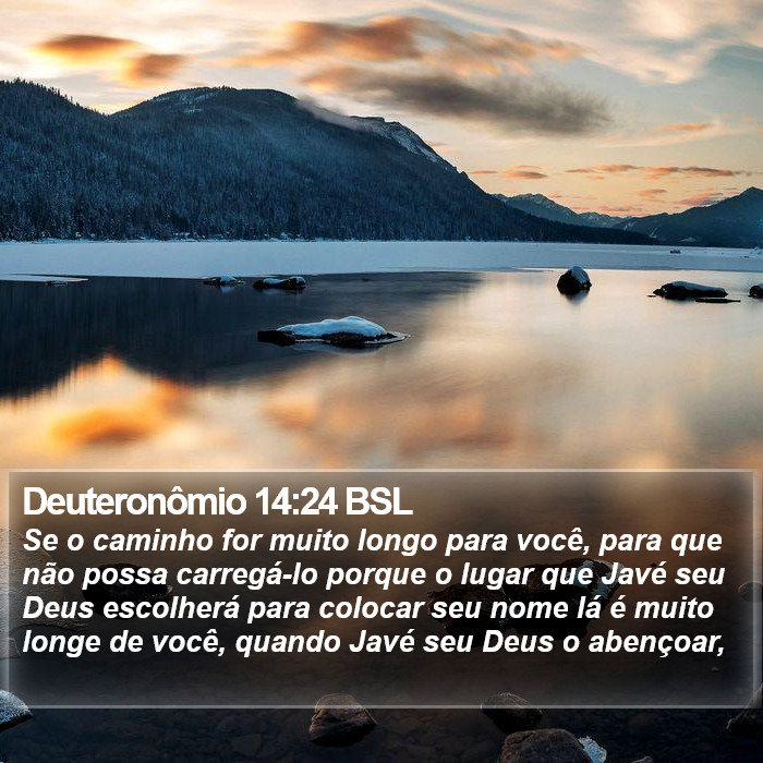 Deuteronômio 14:24 BSL Bible Study
