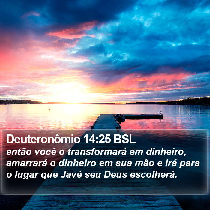 Deuteronômio 14:25 BSL Bible Study