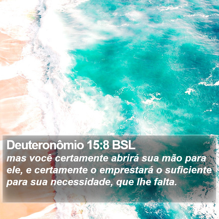 Deuteronômio 15:8 BSL Bible Study