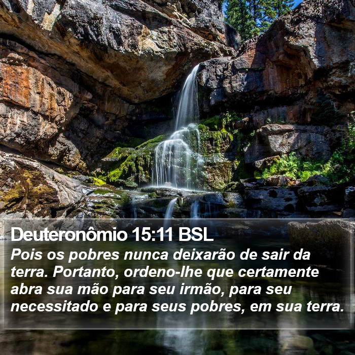 Deuteronômio 15:11 BSL Bible Study