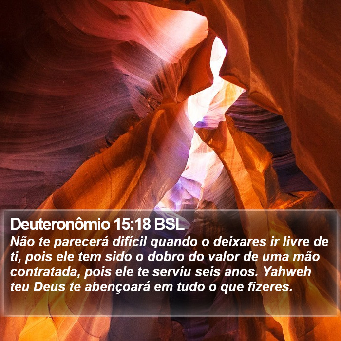 Deuteronômio 15:18 BSL Bible Study