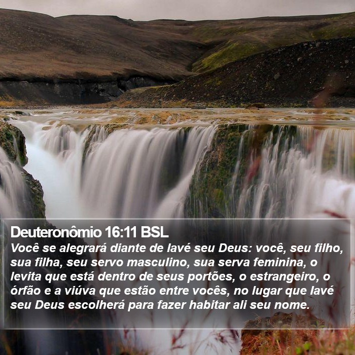 Deuteronômio 16:11 BSL Bible Study