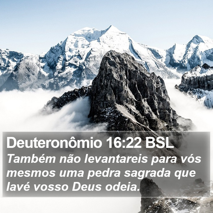 Deuteronômio 16:22 BSL Bible Study