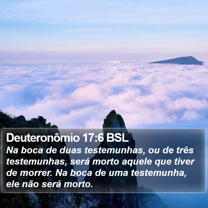 Deuteronômio 17:6 BSL Bible Study