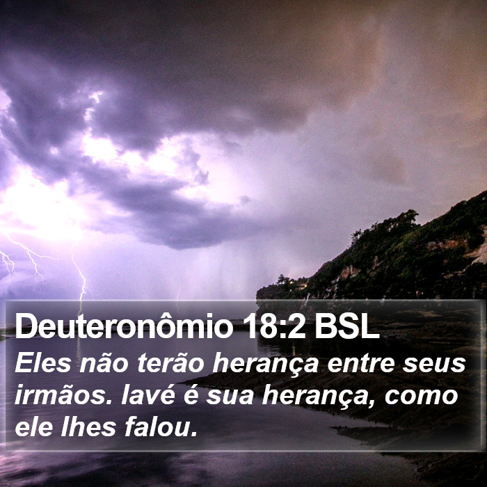 Deuteronômio 18:2 BSL Bible Study
