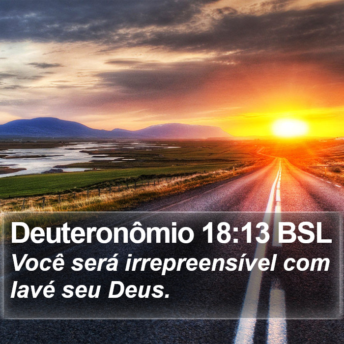 Deuteronômio 18:13 BSL Bible Study