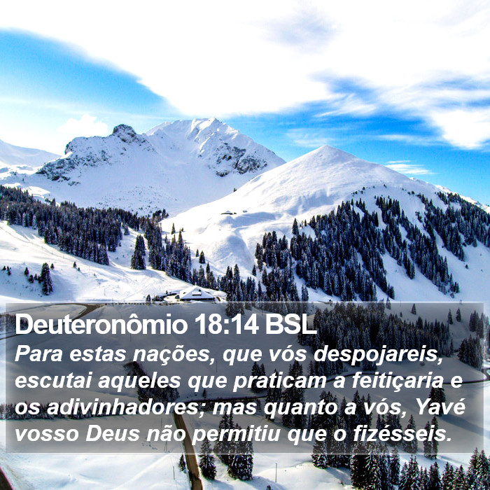 Deuteronômio 18:14 BSL Bible Study