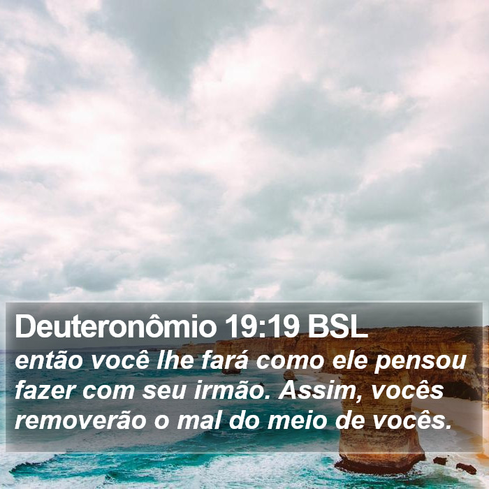 Deuteronômio 19:19 BSL Bible Study