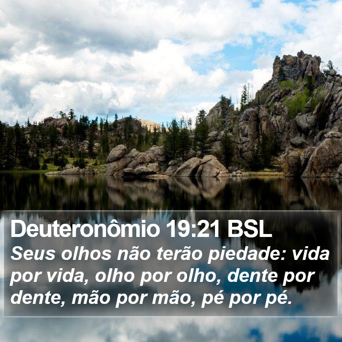 Deuteronômio 19:21 BSL Bible Study