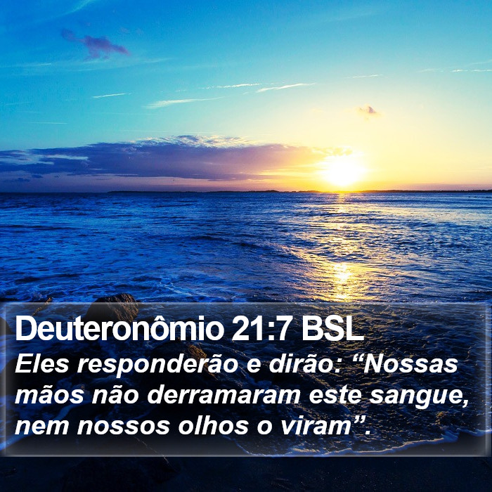 Deuteronômio 21:7 BSL Bible Study