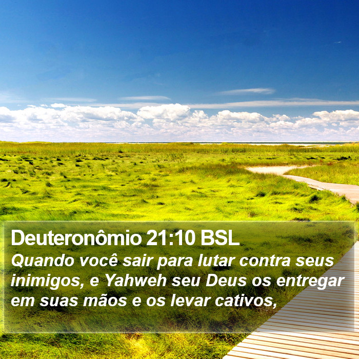 Deuteronômio 21:10 BSL Bible Study