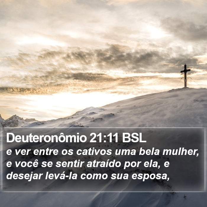Deuteronômio 21:11 BSL Bible Study