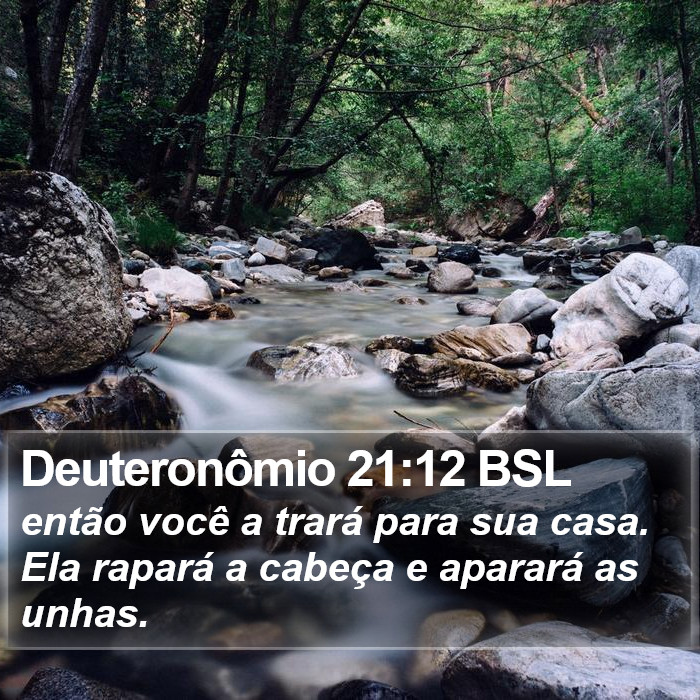 Deuteronômio 21:12 BSL Bible Study