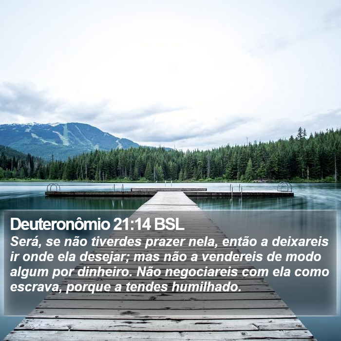 Deuteronômio 21:14 BSL Bible Study
