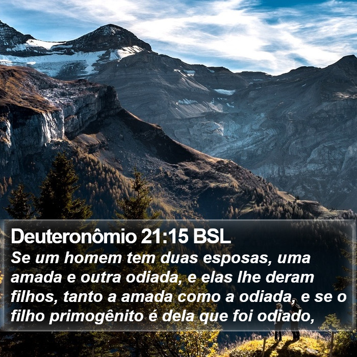 Deuteronômio 21:15 BSL Bible Study