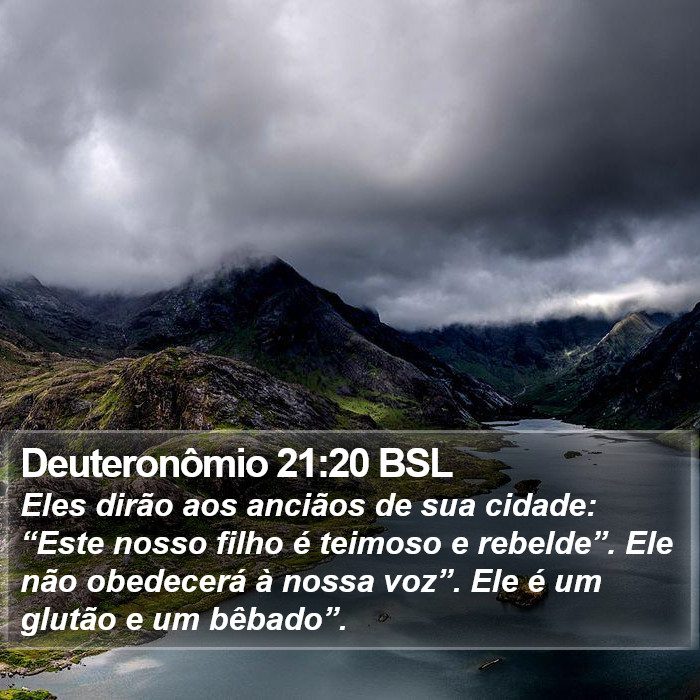 Deuteronômio 21:20 BSL Bible Study