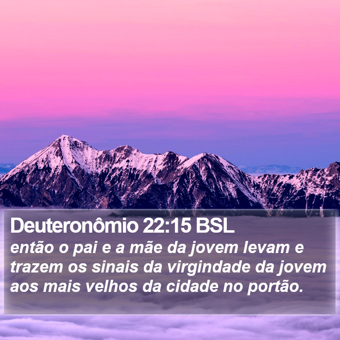 Deuteronômio 22:15 BSL Bible Study