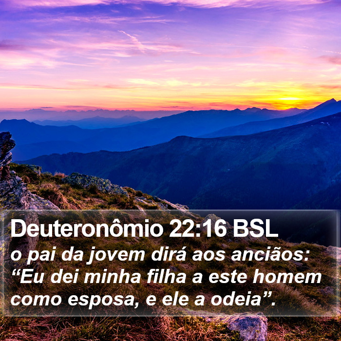 Deuteronômio 22:16 BSL Bible Study