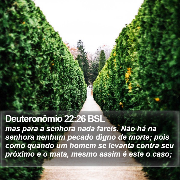 Deuteronômio 22:26 BSL Bible Study
