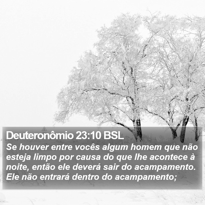 Deuteronômio 23:10 BSL Bible Study