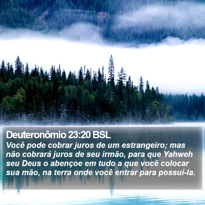 Deuteronômio 23:20 BSL Bible Study