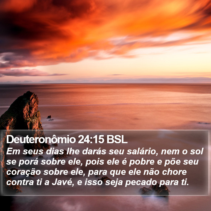 Deuteronômio 24:15 BSL Bible Study