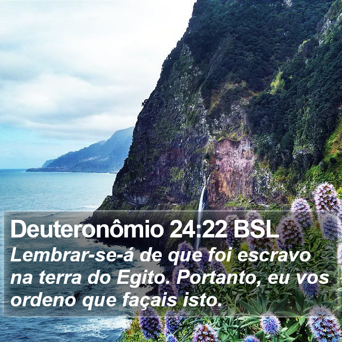 Deuteronômio 24:22 BSL Bible Study