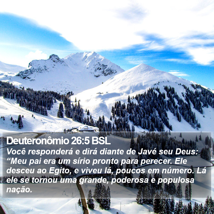 Deuteronômio 26:5 BSL Bible Study