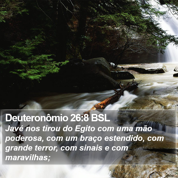 Deuteronômio 26:8 BSL Bible Study