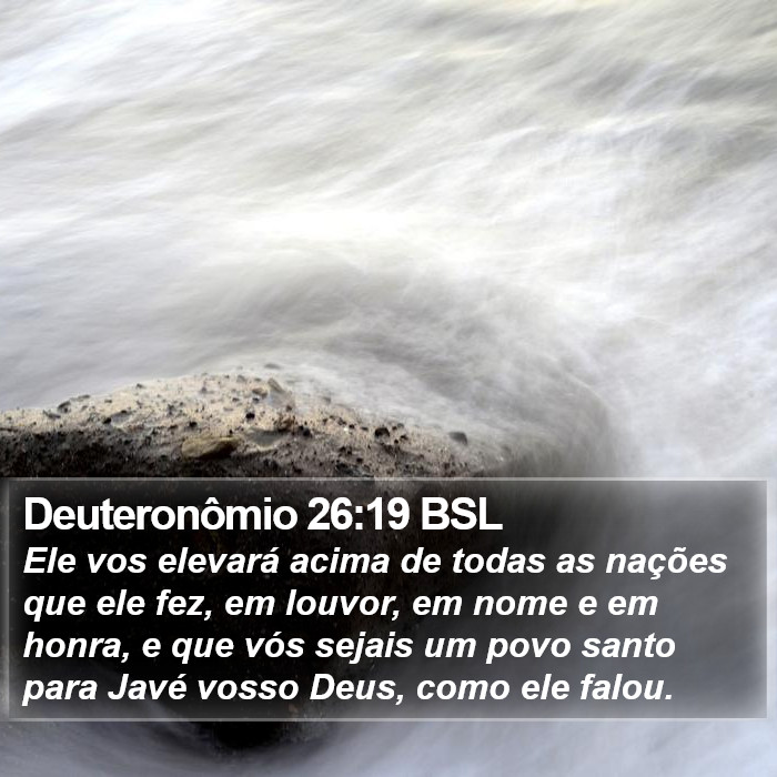 Deuteronômio 26:19 BSL Bible Study