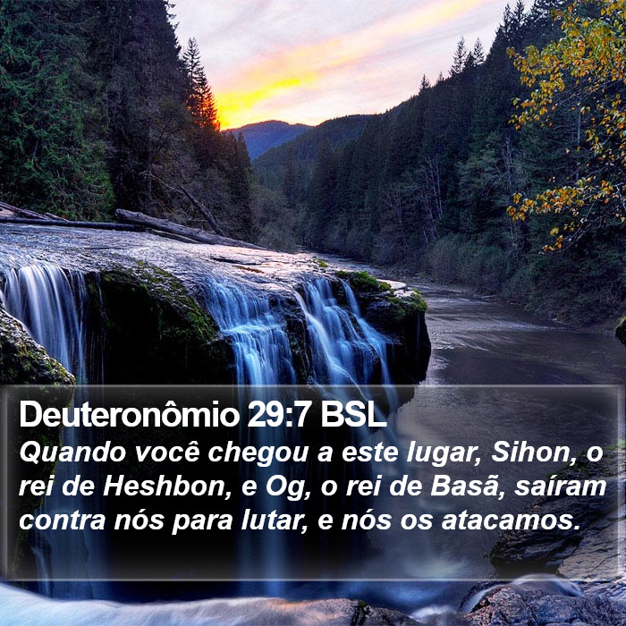 Deuteronômio 29:7 BSL Bible Study