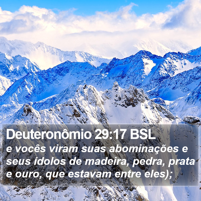 Deuteronômio 29:17 BSL Bible Study